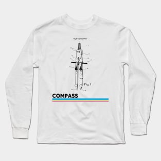 Design of Compass Long Sleeve T-Shirt